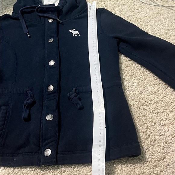Abercrombie & Fitch Navy Button-up Hoodie - Picture 7 of 7